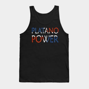 Platano Power Dominican Republic Flag Tank Top